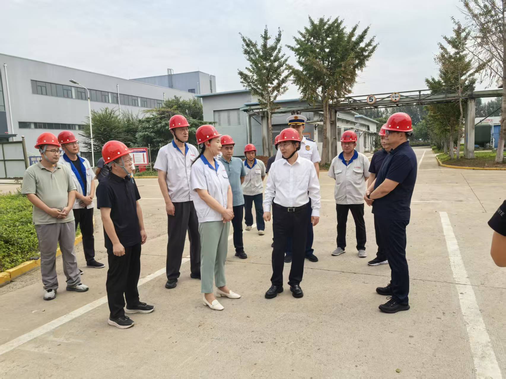 縣委書記在國慶、中秋雙節期間到公司調研